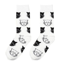 Load image into Gallery viewer, Brand Socks For Women High Socks Cute Cartoon Cat Pattern Of Cotton Knit Happy Hosiery