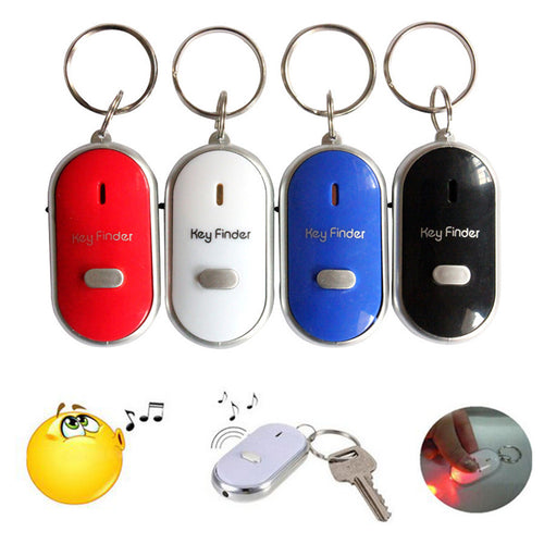 Outdoor Hiking Survival Kit Key Smart Finder Locator Tracker Whistling Whistle Sound Child Bag Pet Locator Anti Lost Keychain