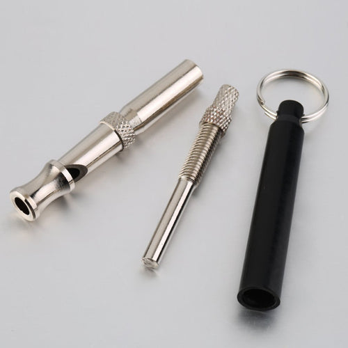 1Pcs Pet Dog Cat Training Obedience Black Whistle Ultrasonic Supersonic Sound Pitch Quiet Trainning Whistles Pets Supplies