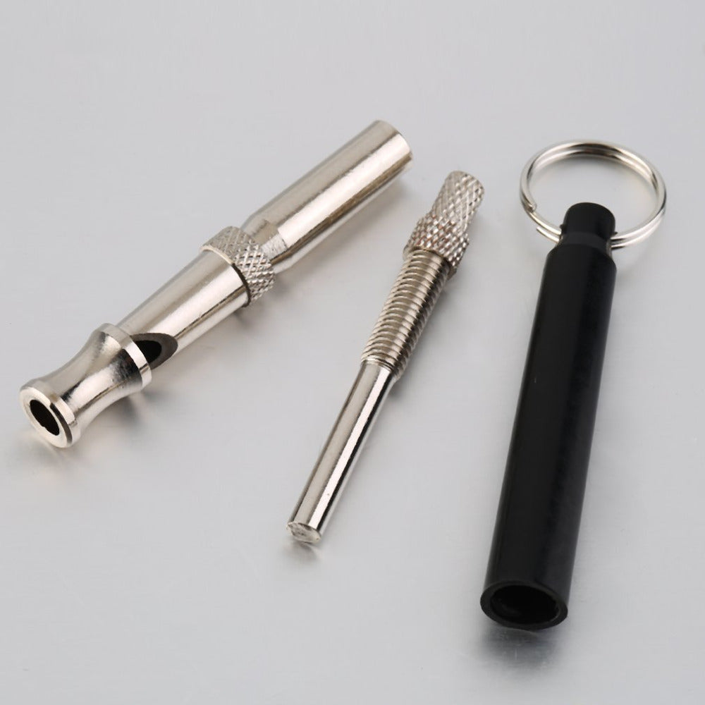 1Pcs Pet Dog Cat Training Obedience Black Whistle Ultrasonic Supersonic Sound Pitch Quiet Trainning Whistles Pets Supplies