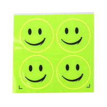 Load image into Gallery viewer, Funny Reflective Bicycle Bike Sticker Smiling Face Pattern Safety Night Riding Decal Night Riding Sticker decoration accessories