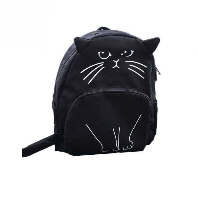 Outdoor Travel Hiking Cilmbing Bag Unisex Super Cute Lovely Cat Pattern Backpack Schoolbag Cartoon Backpack Satchel Rucksack