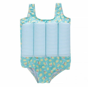 S-XL One Piece Cat Swimming Suit Cartoon Children Swimwear Girls Boys Protective Float buoyancy Swimsuit Knee Bathing Suit
