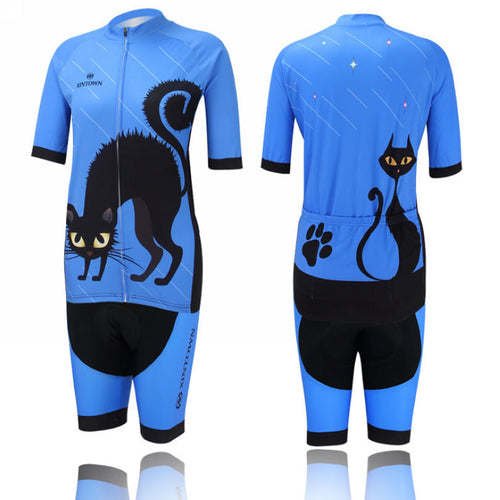 Women Cat 2018 Pro Summer Cycling Jersey Set Mountain Bike Clothing MTB Bicycle Clothes Wear Maillot Ropa Ciclismo Cycling Set