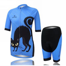 Load image into Gallery viewer, Women Cat 2018 Pro Summer Cycling Jersey Set Mountain Bike Clothing MTB Bicycle Clothes Wear Maillot Ropa Ciclismo Cycling Set