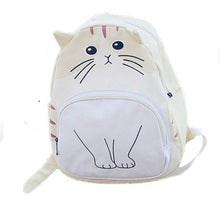 Load image into Gallery viewer, City walking bag cute cat Japanese student backpack girl cartoon animal pattern embroidery new canvas transport package
