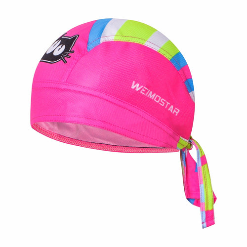 Cute Cat pink Cycling Caps women Bike Hat Quality Outdoor Team Ciclismo Head wear Sun UV Hat MTB Riding Bicycle Team Helmet