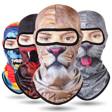 Load image into Gallery viewer, Face BalaclavaNew 3D Animal Dog Cat Balaclava Cap Outdoors Cycling Sunscreen Cs Headgear Animal Mask Masked Hats