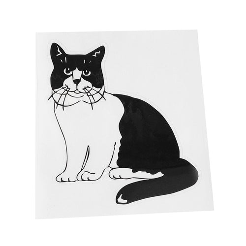 Waterproof Cat Vinyl Graphics Decal Car Skateboard Boat Kayak RV Sticker for Canoeing Rafting Car Home Door Window Decor