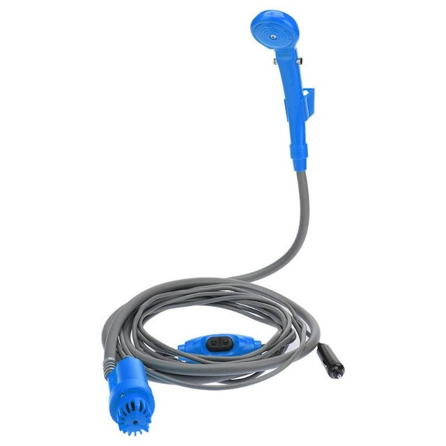 Car Washer DC 12V Electric Pump Car Washer Shower Set Portable Camping Shower Set for Outdoor Camping Travel Pet Dog Man Woman