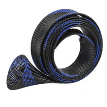 Load image into Gallery viewer, Multicolors Fishing Pole Sleeve 170cm Expandable Braided Mesh Fish Rod Cover Glove Protector Bag Fishing Accessories Tools