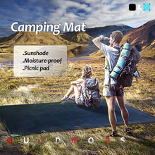 Load image into Gallery viewer, 150x180cm Outdoor Picnic Mat Waterproof Folding Camping Pad Exercise Mat Baby Climb Blanket Playmat Pet Pad With 4 Tent Nails
