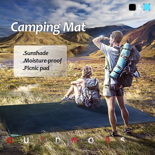 150x180cm Outdoor Picnic Mat Waterproof Folding Camping Pad Exercise Mat Baby Climb Blanket Playmat Pet Pad With 4 Tent Nails