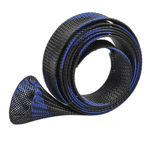 Expandable Braided Mesh Fishing Pole Sleeve Glove Fishing Rod Protector Bag Sock Fishing Equipment Tools
